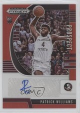 2020 Panini Prizm Draft Picks Prospect Red /199 Patrick Williams #PA-PW Auto 0b0