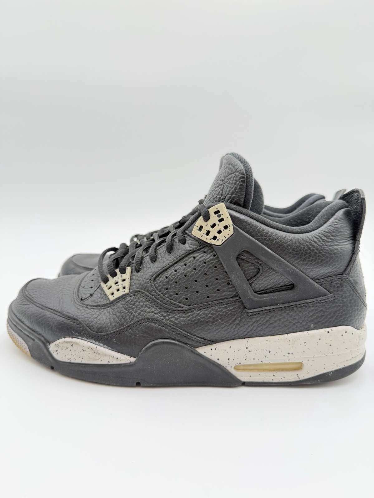 Nike Men's Air Jordan 4 Retro LS Size 12 Oreo 2015 |314254-003|