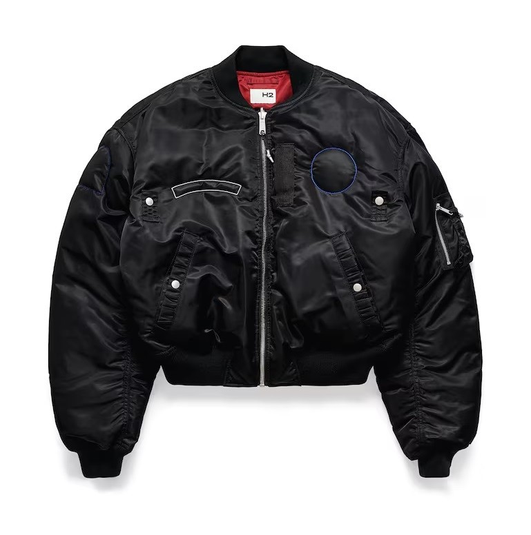 NWT H2 Heron Preston X H&M Reversible Flight Bomber Jacket