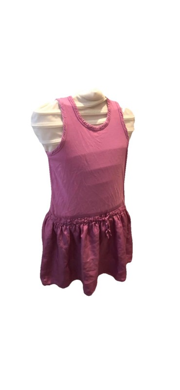 Girls Crewcuts Periwinkle Purple  Silk  Cotton Tank Dress Size 10