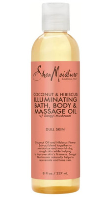 Shea Moisture Kokosnuss & Hibiskus Bade-, Körper- & Massageöl | 8 oz