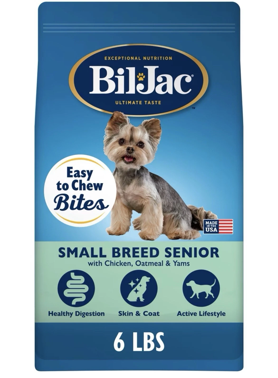 Bil Jac Small Breed Select Dry Dog Food, 6 Lb Chicken & Oatmeal