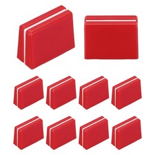 Universal Fader Knobs, Red Mixer Fader Caps Plastic for DJ Console, 10Pcs
