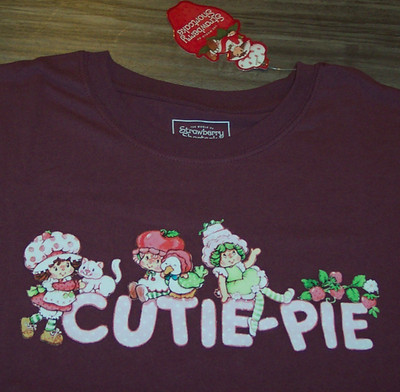 Vintage Style STRAWBERRY SHORTCAKE  T-Shirt MENS MEDIUM NEW  w/ TAG 1980's