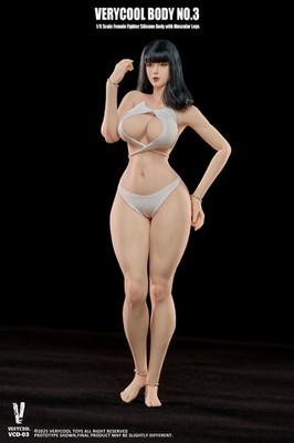 Very Cool 1/6 Fair complexion Chubby Silicone Female Body No.3 VCD03ABC