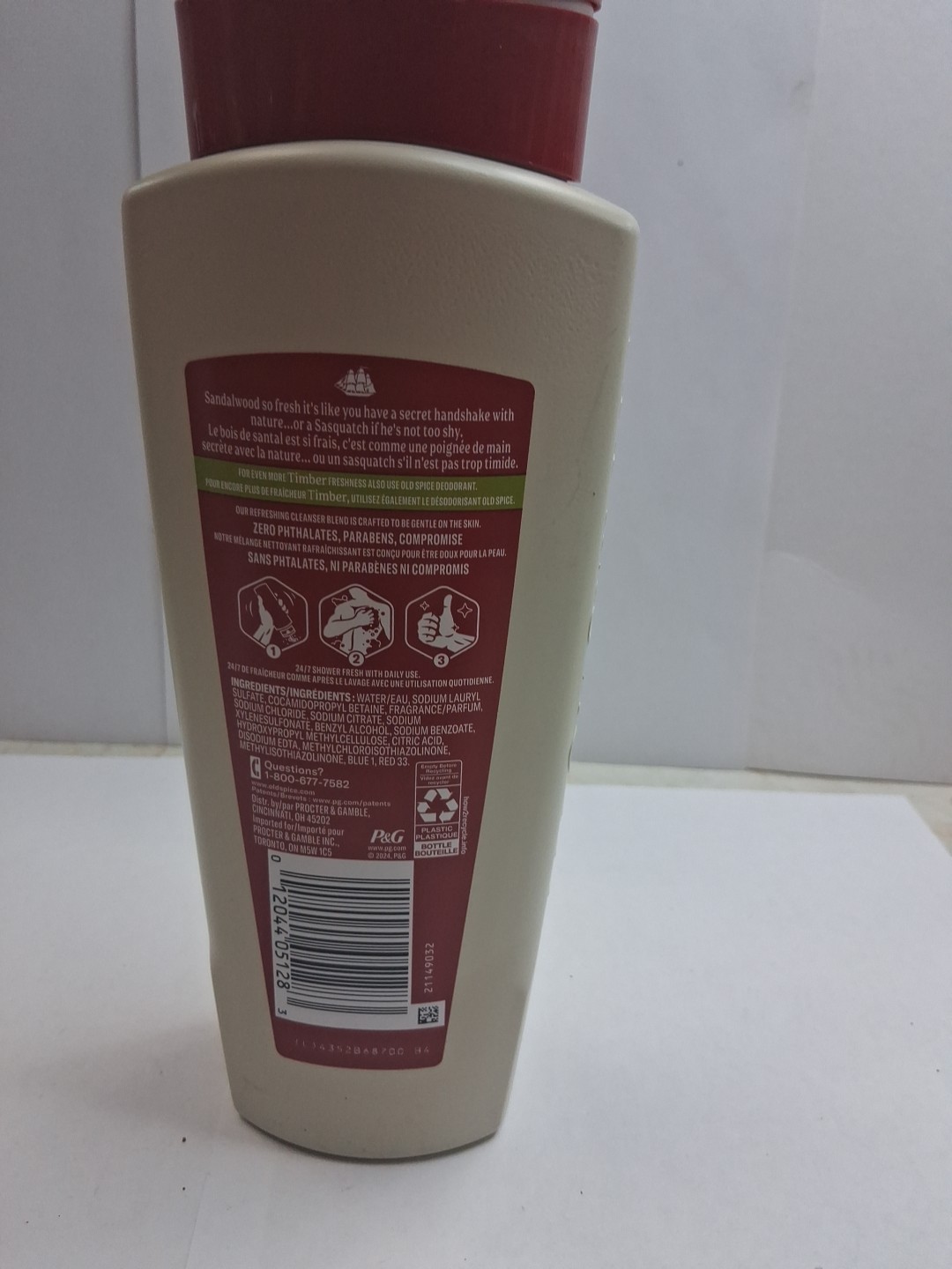 old spice timber body wash