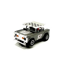Auto World Ford Baja Bronco Metallic Silver Flamethrowers - Xtraction - AW00122