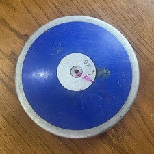 Blue 1 kg Discus for Track Field Discus Throw practice condition