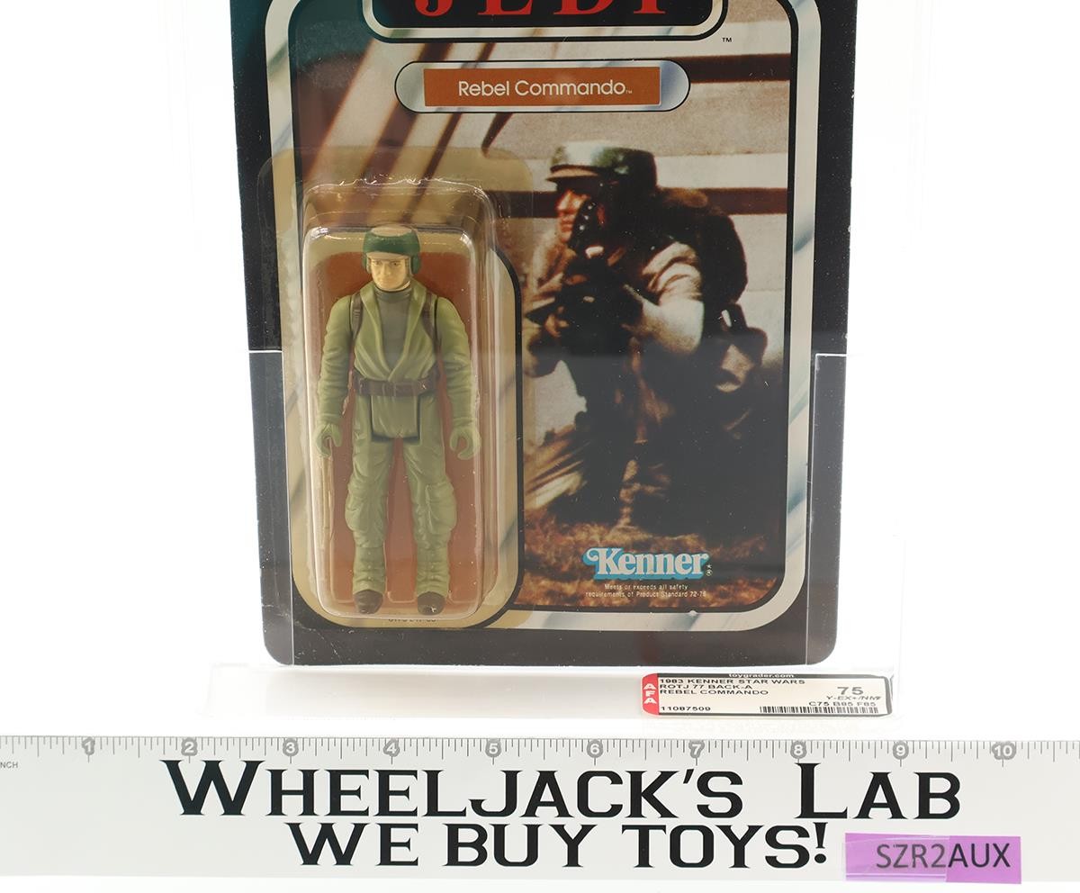 Rebel Commando AFA GRADED 75 75/85/85 Star Wars ROTJ 77 Back-A