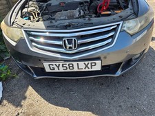 2008-2012 HONDA ACCORD MK8 GREY FRONT BUMPER COMPLETE
