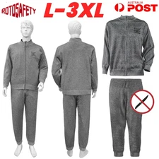 Anti Slash Jacket Grade 5 Cut Resistant Long Sleeve Tops Pants Set Zipper Coat