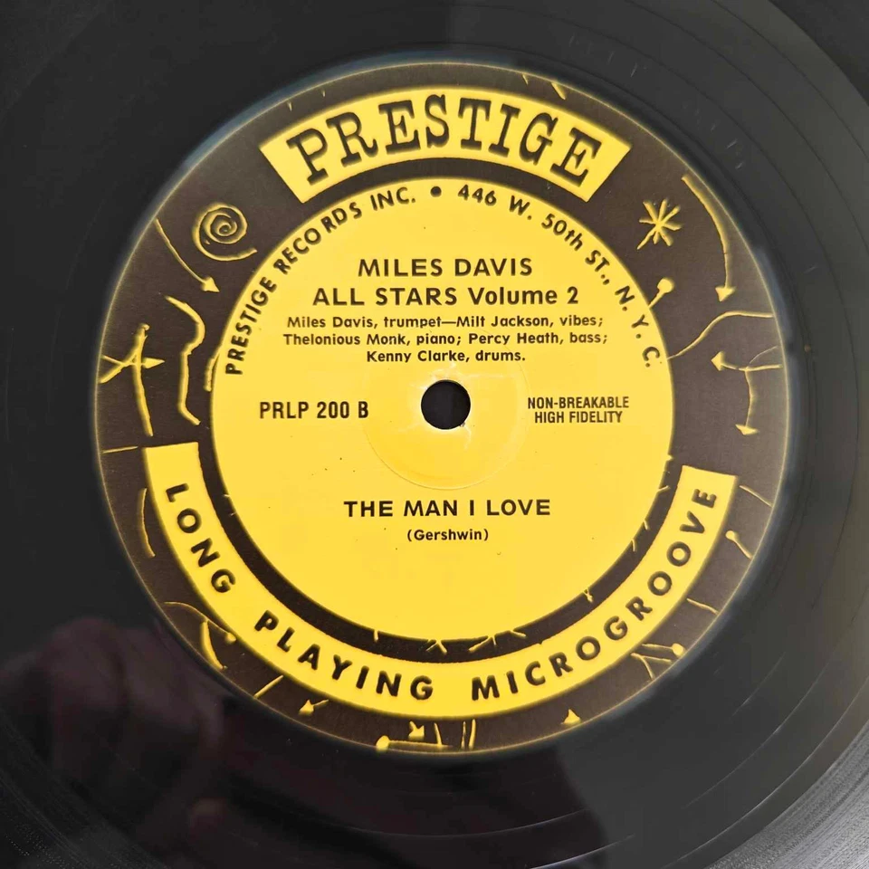 Miles Davis All Stars (Vol. 2) Prestige records, USA - Image 3 of 4