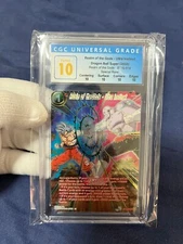 CGC 10/10 PERFECT - Realm Of The Gods Ultra Instinct SPR BT16-018 DBS