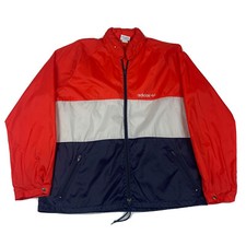 Vintage ADIDAS MADE IN THAILAND windbreaker color block full zip Men Large