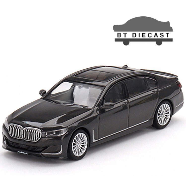 MINI GT BMW ALPINA B7 xDRIVE 1/64 DIECAST DRAVIT GREY METALLIC