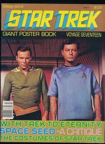 Star Trek Giant Poster Book 1979 Voyage 17 rare great condition SWSW6