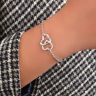 Sweet Love Heart Bracelet Korean Style Fashion Jewelry Women Gorgeous Hand Chain
