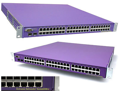 48x 48-PORT 100MBIT LAYER 3 INDUSTRIE SWITCH EXTREME NETWORKS SUMMIT48SI 2GB