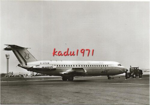 E80) Foto Karte - BAC One-Eleven. Passagier-Flugzeug. 1977 - 第 1/2 張圖片