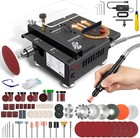 Mini Table Saw, Mini Multi-Functional Table Saw for Crafts, Speed & Angle Adjust