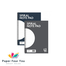 A4(20x28) Spiral Notebook Note Pad Perfect For School/Work Notes!80 Lined Pages