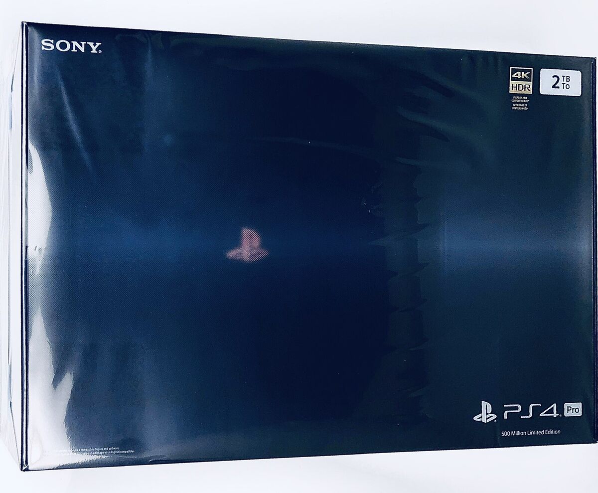 PS4 500 Million Limited Edition 2TB Console Box PlayStation4