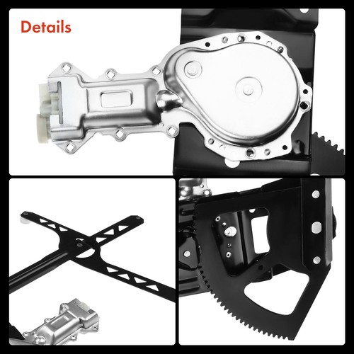 Front Left Window Regulator with Motor for GMC Safari Chevrolet Astro 1985-2005 - Picture 7 of 8
