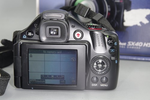 Boxed Canon SX40HS 12.1MP 35X Zoom Digital Bridge Camera - Picture 9 of 11