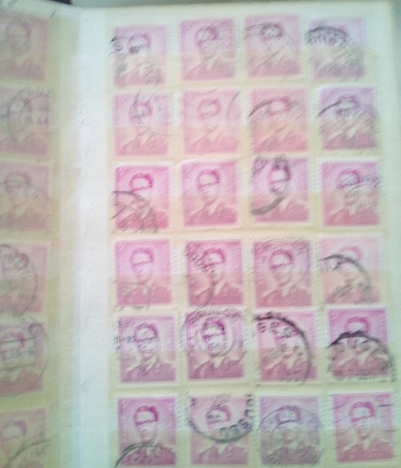 Album with almost 500 Belgian post stamps - Image 3 of 3