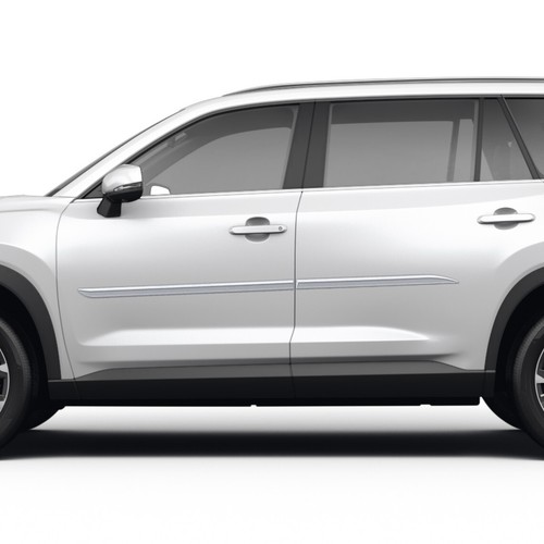For: Toyota Grand Highlander 2024+ Painted Body Side Moldings #FE7-GRND-HIGH24