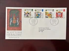 United Kingdom 1987 - Scotish Heraldry stamps FDC Edinburgh Philatelic Bureau