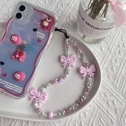 Beaded Phone Wrist Strap Anti-Lost Lanyard Mobile Phone Chain Phone Lanyard - Zdjęcie 3 z 27