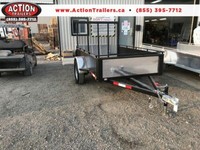 CANADIAN BUILT HD UTILITY TRAILER 5 X 8 W/ STEEL SIDES - QUALITY