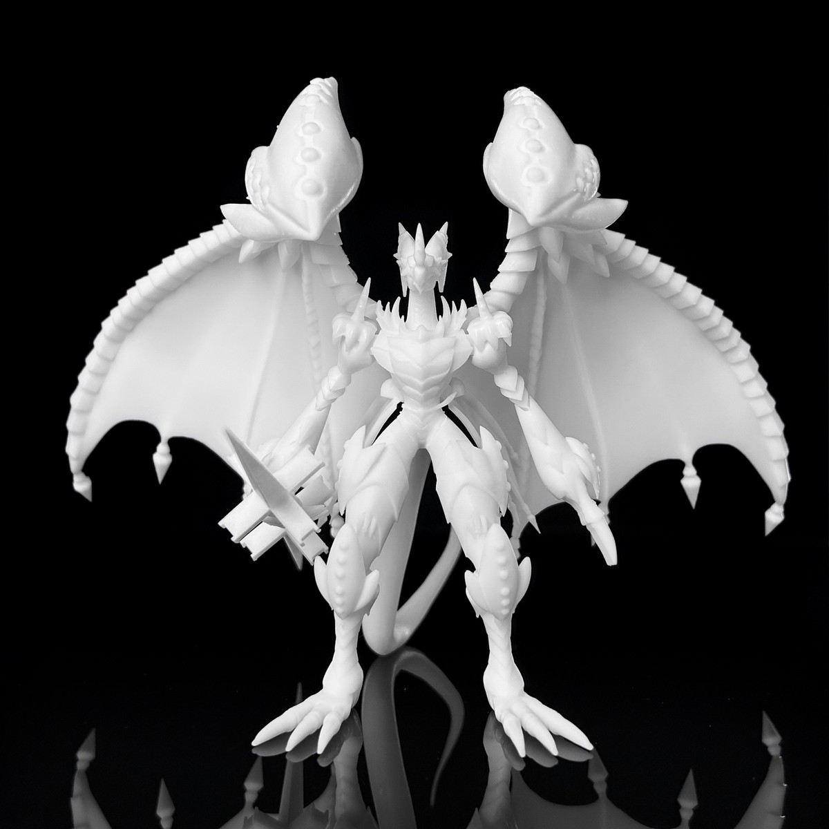 Unpainted Digimon Examon Resin GARAGE KIT FIGURES Model In Stock