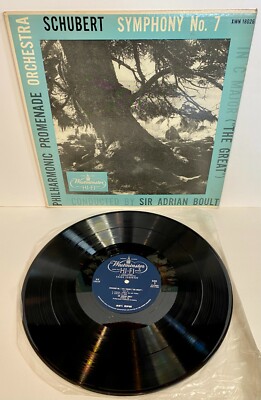 Sir Adrian Boult FRANZ SCHUBERT Symphony No. 7 In C Major ''The Great'' LP ~ NM