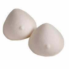 Triangle Foam Breast Forms PAIR