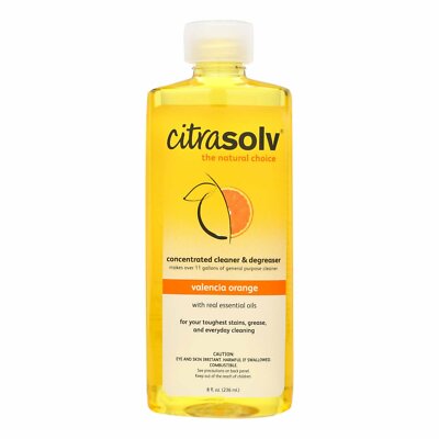 CitraSolv Natural Concentrated Cleaner & Degreaser Valencia Orange Scent 8 fl oz