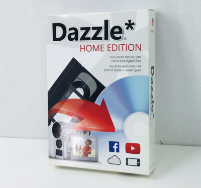DAZZLE HOME EDITION NEW DVD DIGITAL MEDIA SOFTWARE MRSP $59.99