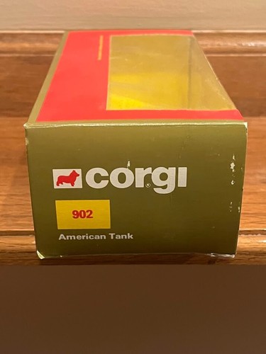 VINTAGE Corgi American Tank Tank Diecast MetaL 902 - 1983 with Box - Picture 11 of 15