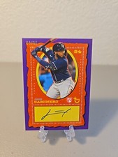 2024 Topps Brooklyn Collection Junior Caminero Auto 4/15  Purple