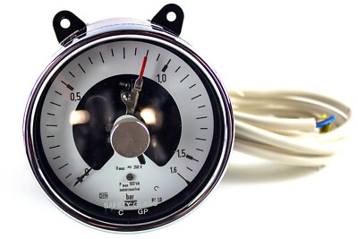 Manometer Ø 100Mm 0 - 1.6Bar 1/2'' Marking 0.40 Bar For Electrolux, Juno