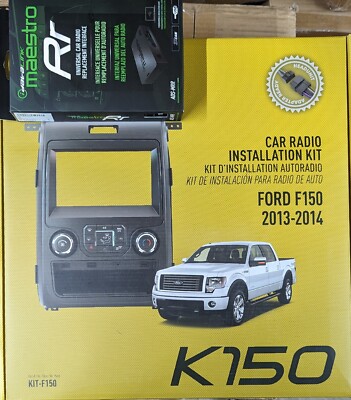 Maestro iDatalink K150 Double Din Dash Kit for 2013 2014 Ford F-150 + ADS-MRR