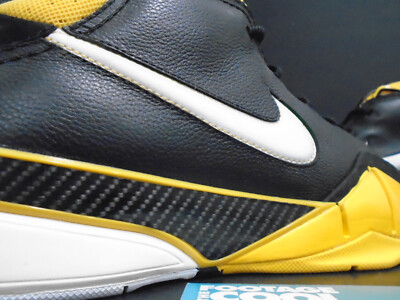 06 NIKE ZOOM KOBE 1 BLACK WHITE MAIZE YELLOW LAKERS I MAMBA PROTRO