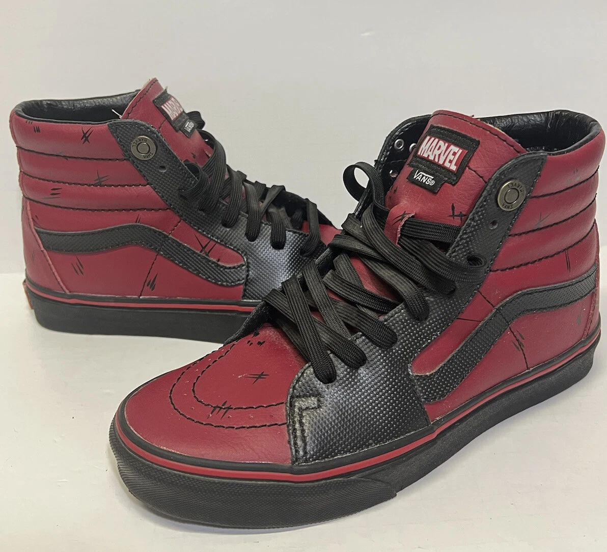 Marvel, Shoes, Deadpool Marvel Red Tennis Shoes