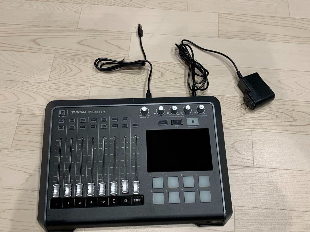 【新品未使用】TASCAM Mixcast 4 ポッドキャストレコーダー Mixcast 4 | Podcast Mixer, Recorder, USB Audio Interface