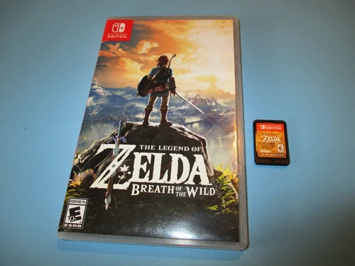 The Legend of Zelda: Breath of the Wild Nintendo Switch Game w/Case