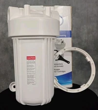 Sterling Water Treatment White Sump Filter Housing HJ10-1 New