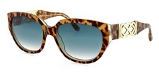 Vintage YVES SAINT LAURENT YSL mod 6552 Brown Gold Oversized Sunglasses Italy