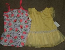 Baby Girls summer Size 12 Months lot Of 2 dresses NWT