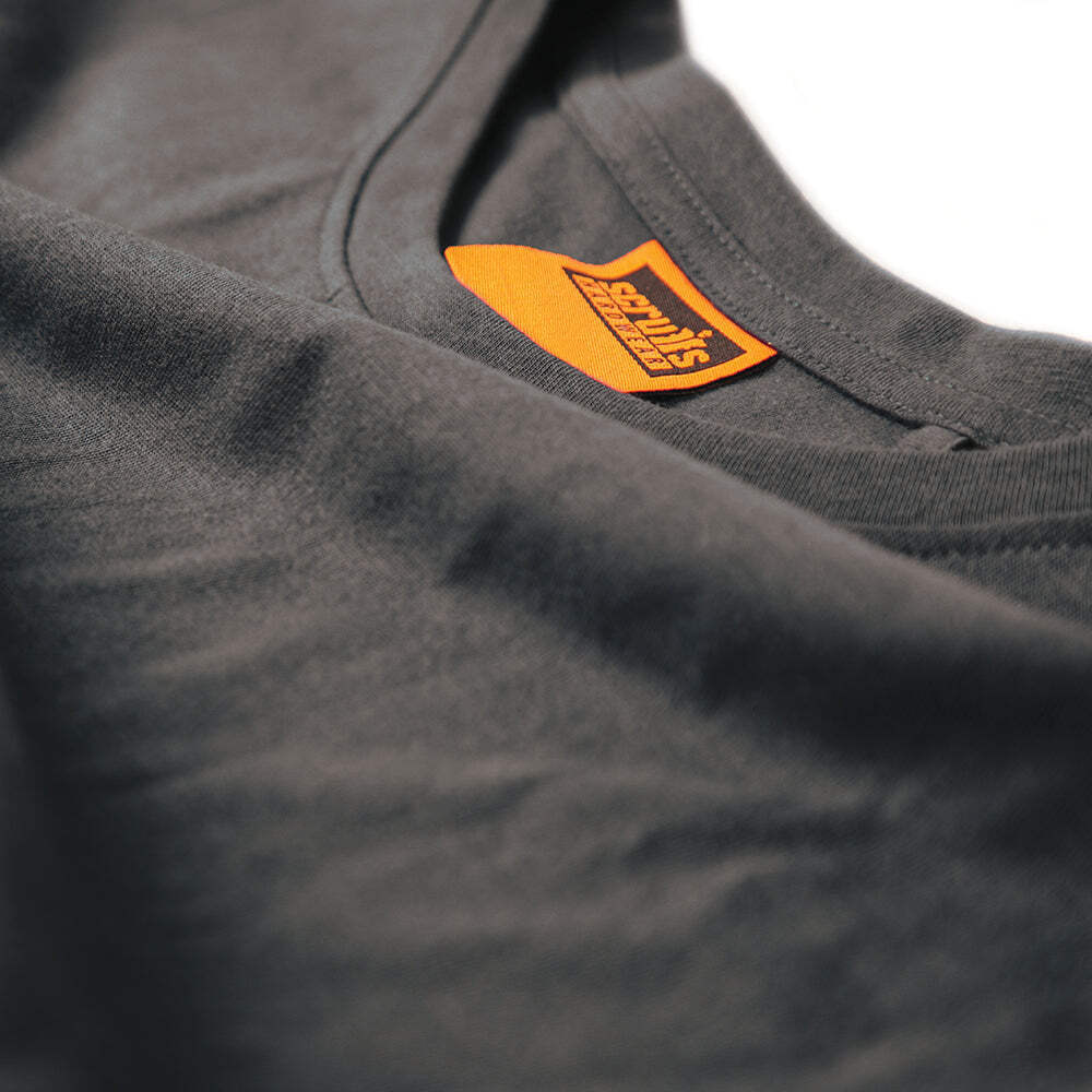 Thumbnail - Scruffs - T-shirt „worker“, Grau